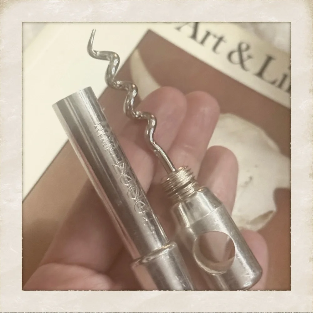 Limited Edition Saks Fifth Avenue Reed & Barton Silver Wine Key, Corkscrew, Rare
